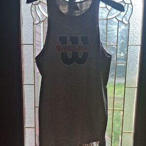 Wilson Black Cut Out Sleeveless Tank Top